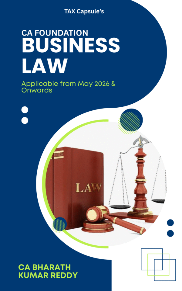 CA foundation Business Law Concept Book